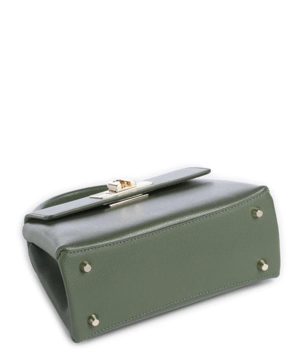 1927 Mini Handtasche genarbtes Leder dunkelgrün