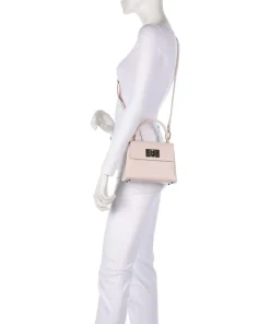 1927 Mini Handtasche genarbtes Leder altrosa