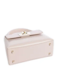 1927 Mini Handtasche genarbtes Leder altrosa