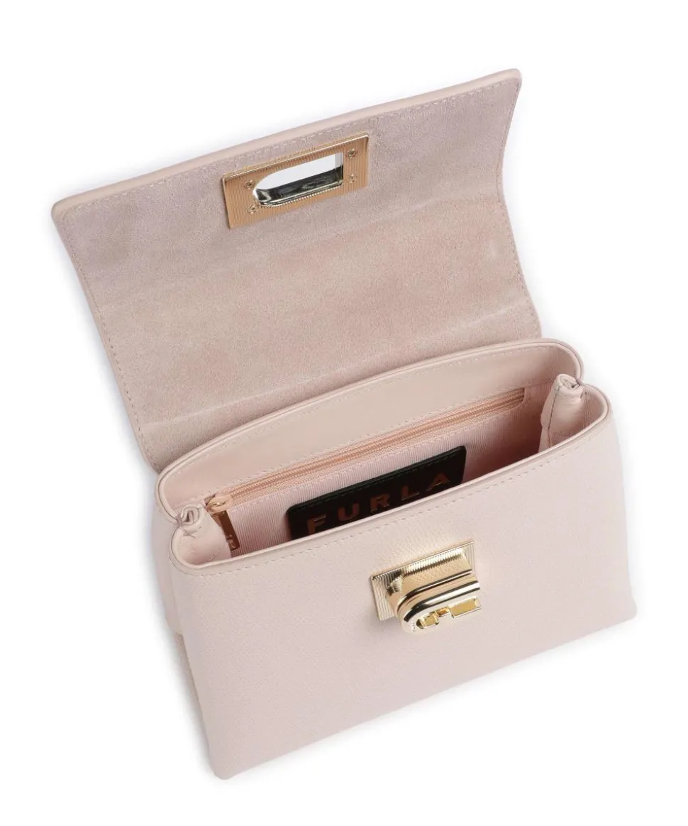 1927 Mini Handtasche genarbtes Leder altrosa