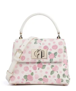 1927 Mini Handtasche genarbtes Leder elfenbein