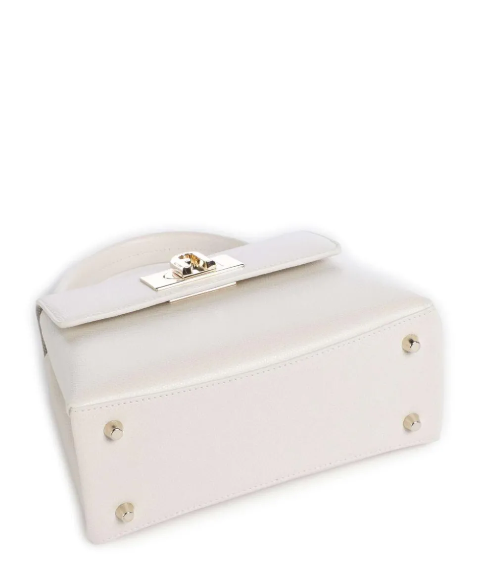 1927 Mini Handtasche genarbtes Leder weiß