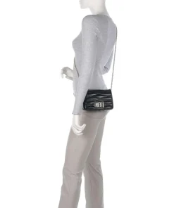 1927 Mini Soft Umhängetasche fein genarbtes Leder schwarz