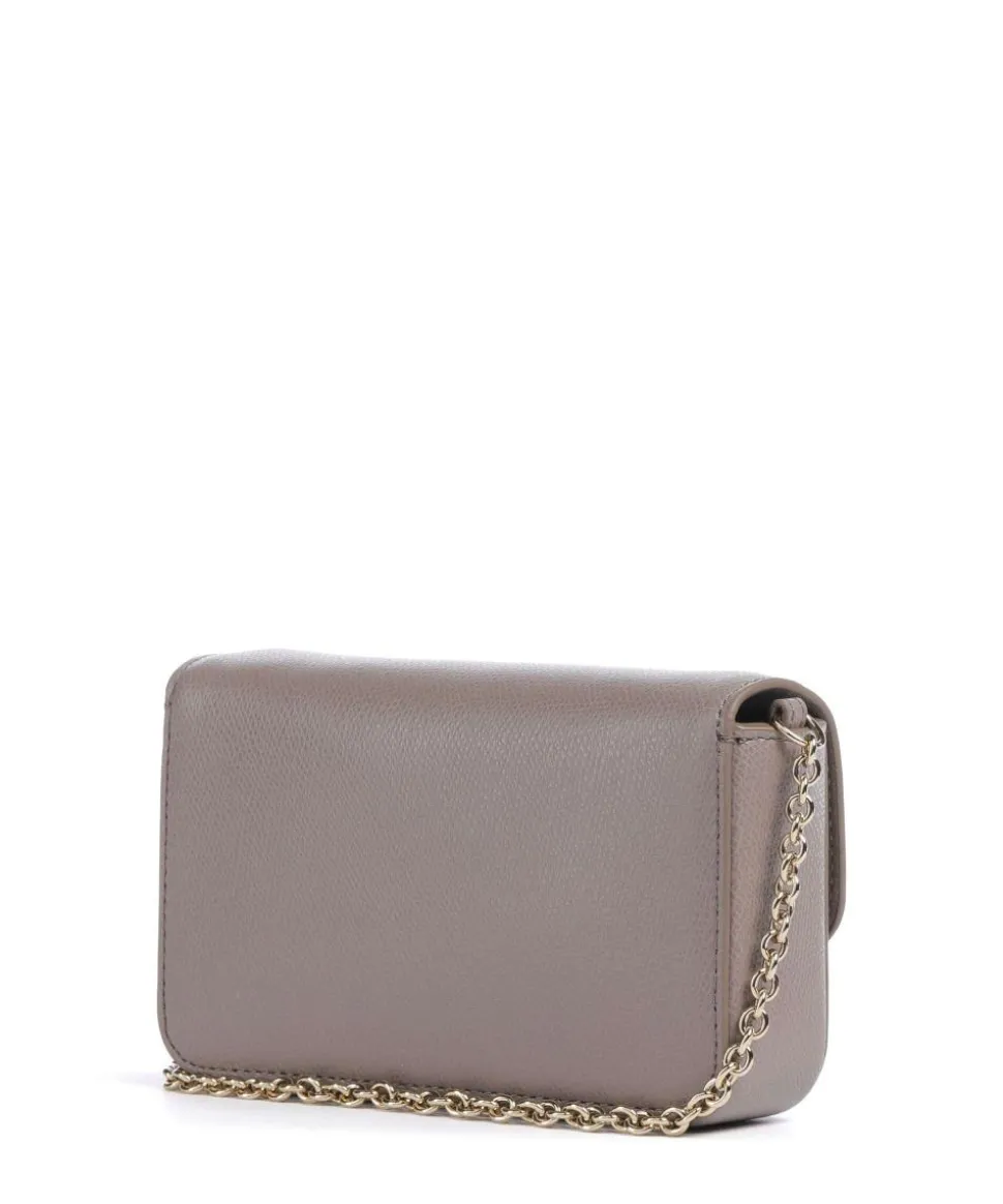 1927 Mini Umhängetasche genarbtes Leder taupe