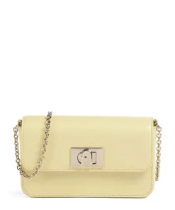 1927 Mini Umhängetasche genarbtes Leder gelb