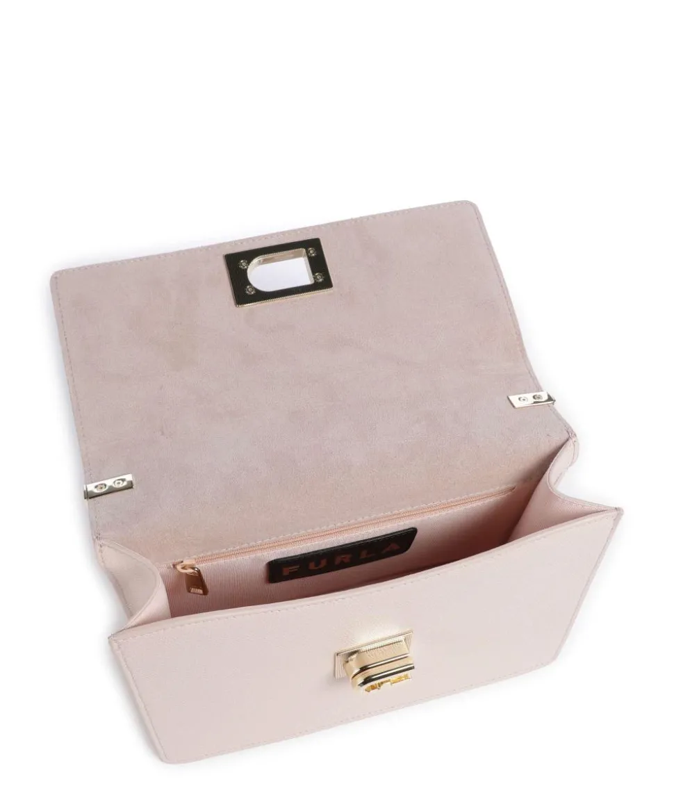 1927 S Schultertasche genarbtes Leder altrosa