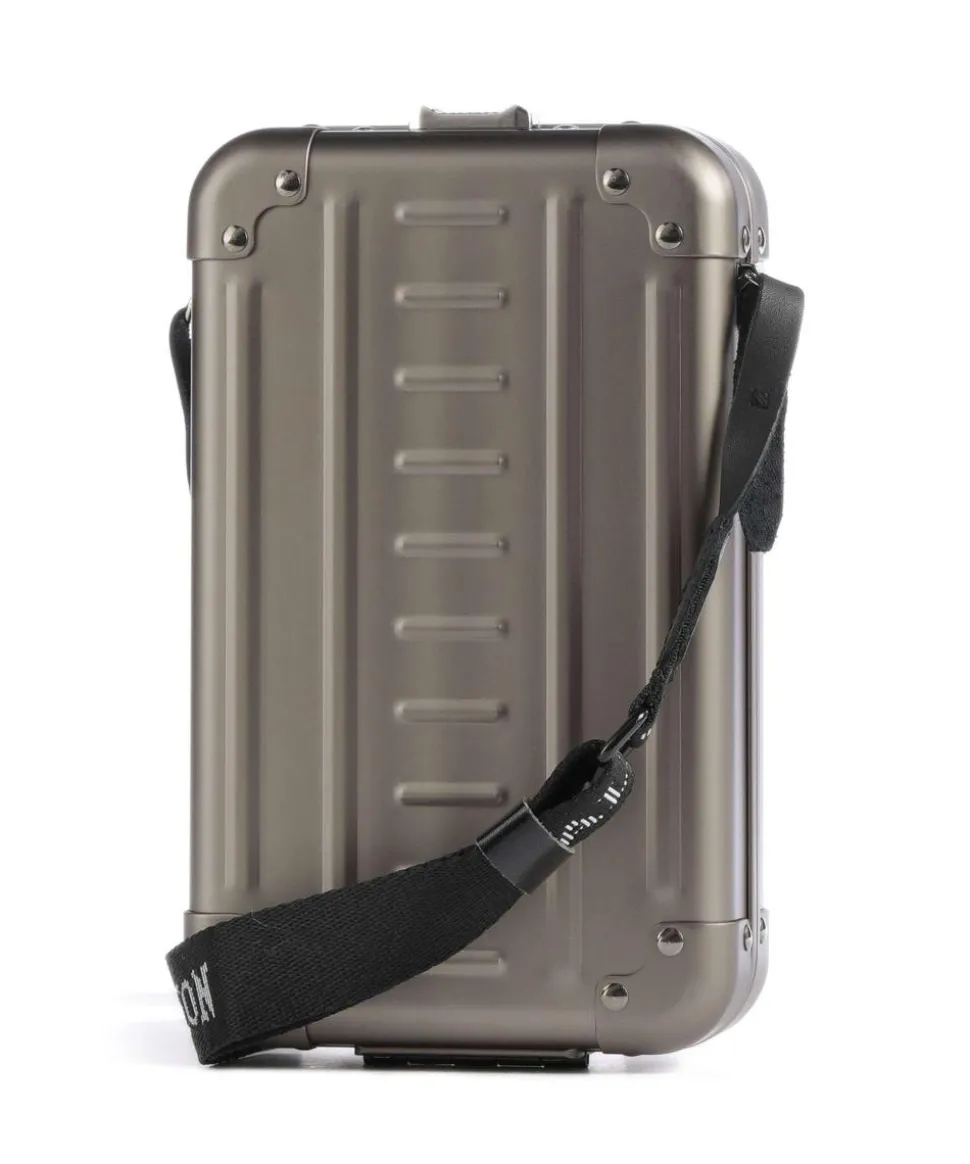 1905 vertical Umhängetasche Aluminium bronze