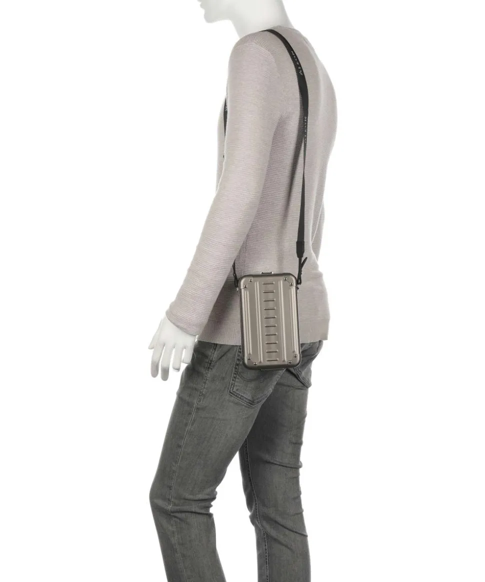 1905 vertical Umhängetasche Aluminium bronze