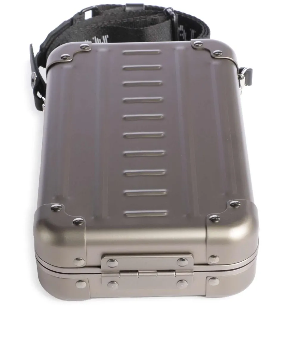 1905 vertical Umhängetasche Aluminium bronze