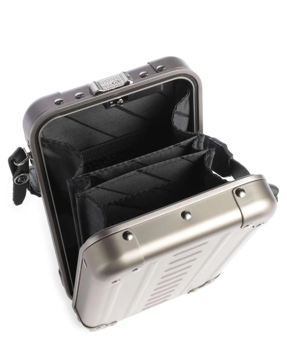 1905 vertical Umhängetasche Aluminium bronze