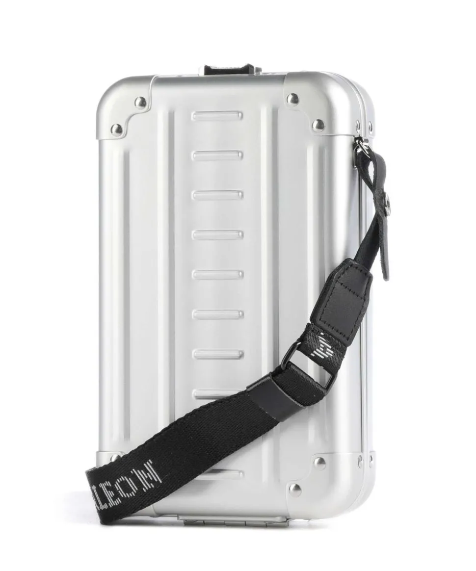 1905 vertical Umhängetasche Aluminium silber