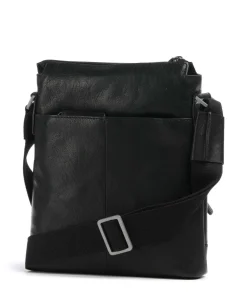 Abbey Umhängetasche Büffelleder schwarz