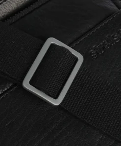 Abbey Umhängetasche Büffelleder schwarz