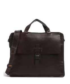 Aberdeen Aktentasche genarbtes Rindsleder dunkelbraun