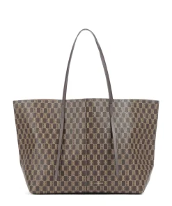 Abi Shopper Lederimitat dunkelbraun