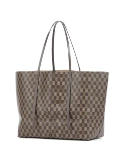 Abi Shopper Lederimitat dunkelbraun