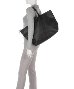 Abi Shopper Lederimitat dunkelbraun