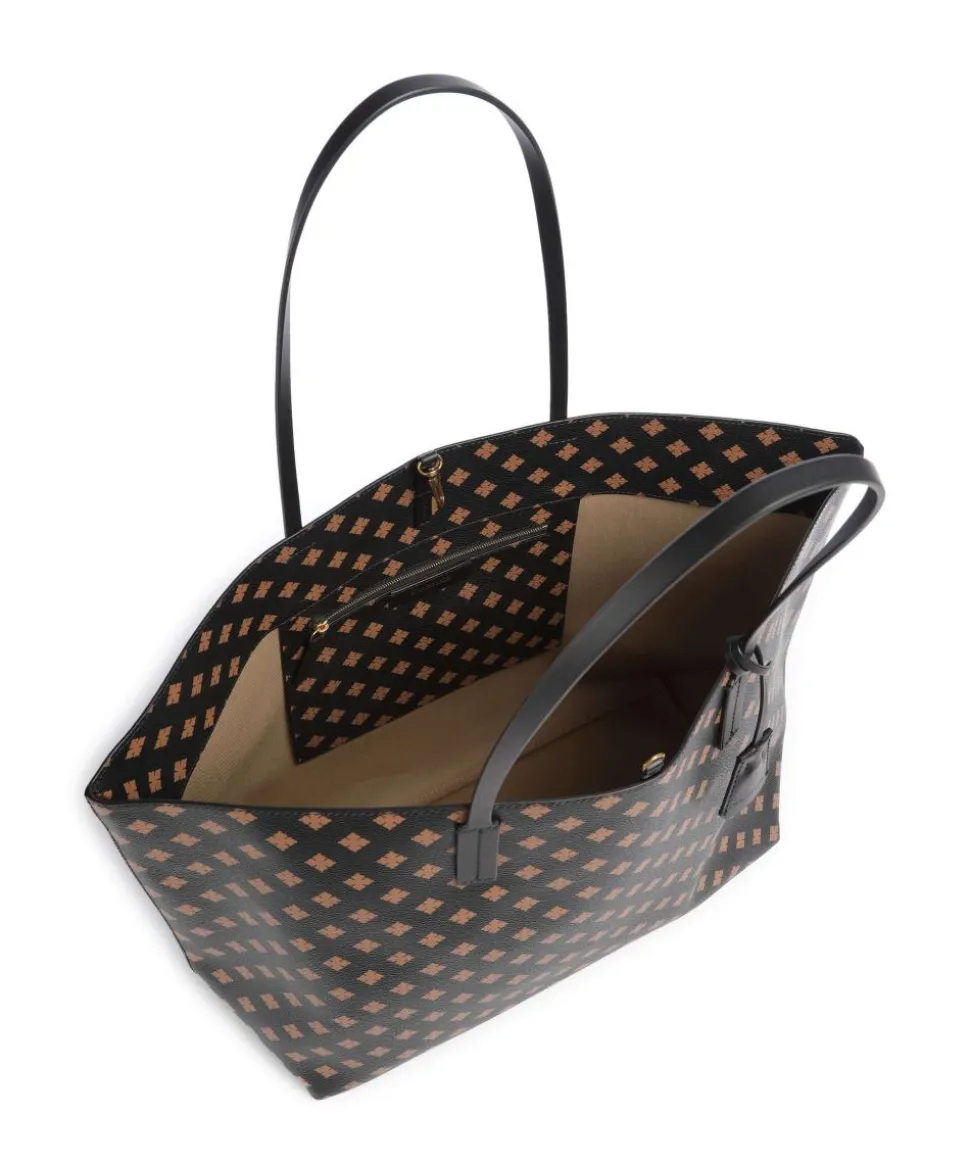 Abi Shopper Lederimitat schwarz