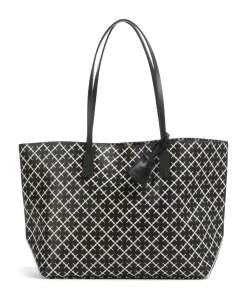Abigail Shopper Lederimitat schwarz