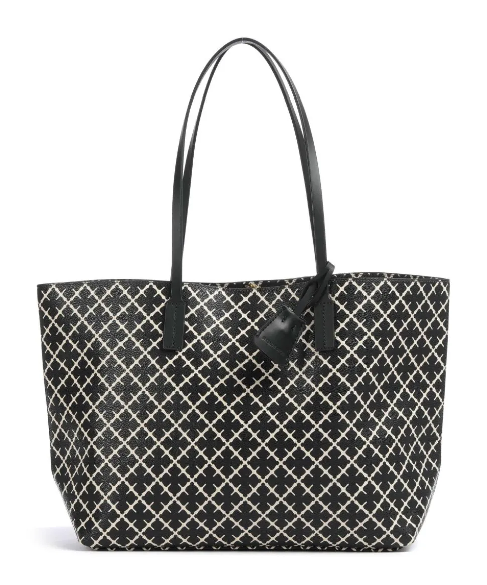 Abigail Shopper Lederimitat schwarz