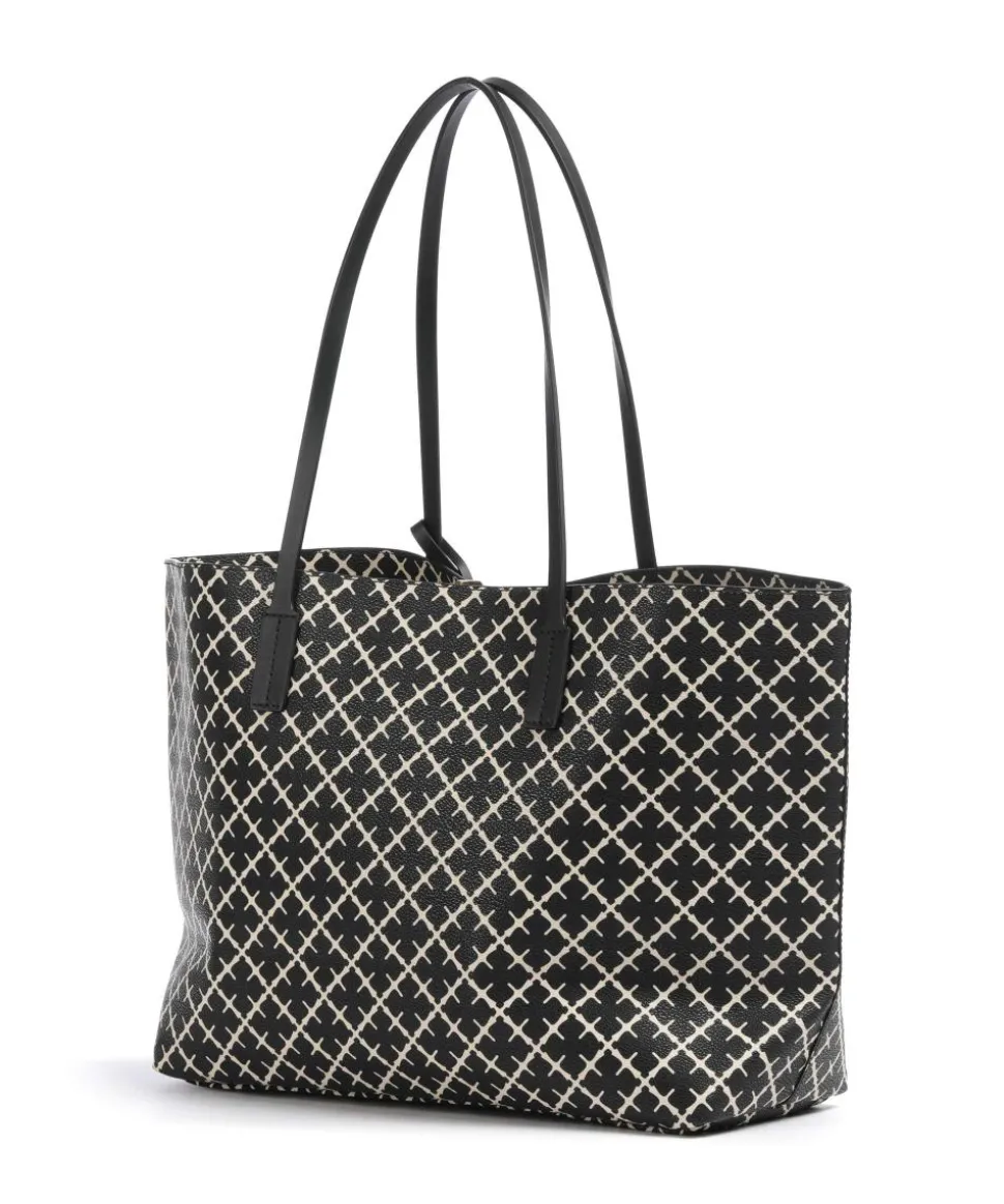 Abigail Shopper Lederimitat schwarz