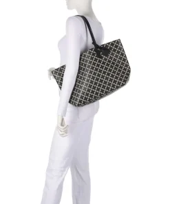 Abigail Shopper Lederimitat schwarz