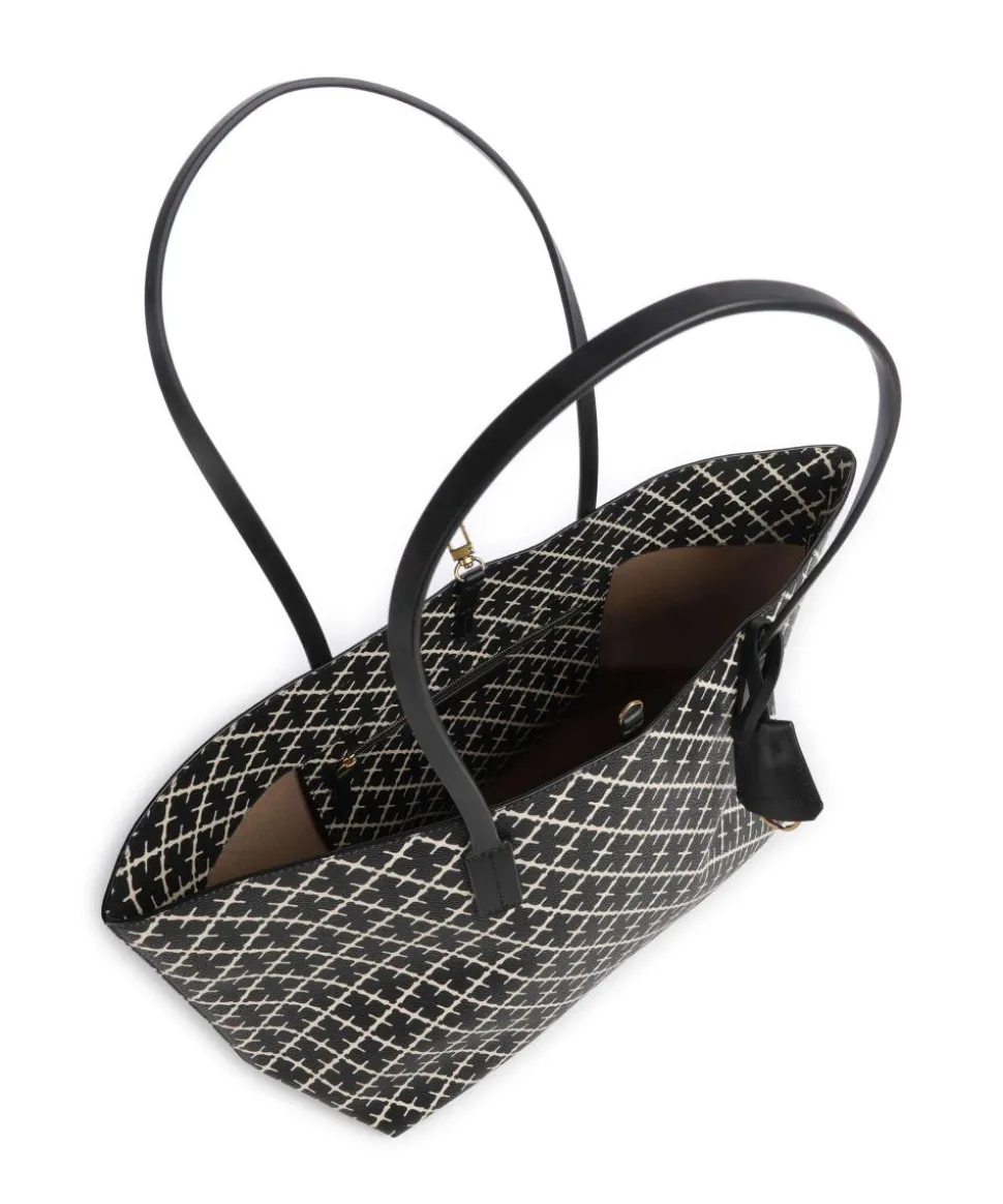 Abigail Shopper Lederimitat schwarz