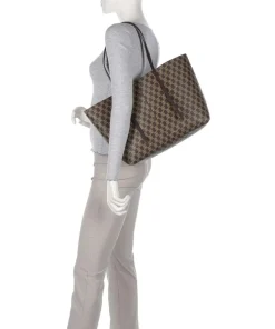 Abigail Shopper Lederimitat dunkelbraun