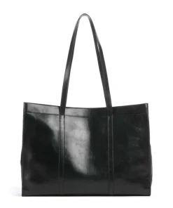Ace Crinkle Shopper fein genarbtes Rindsleder schwarz
