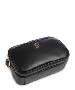 Achala M Umhängetasche Lederimitat schwarz