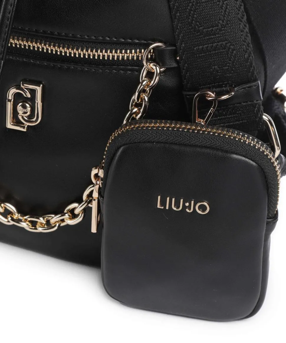 Achala S Bucket bag Lederimitat schwarz