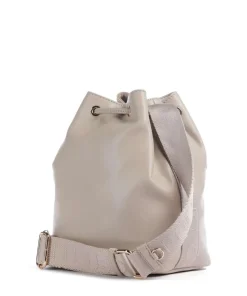 Achala S Bucket bag Lederimitat beige