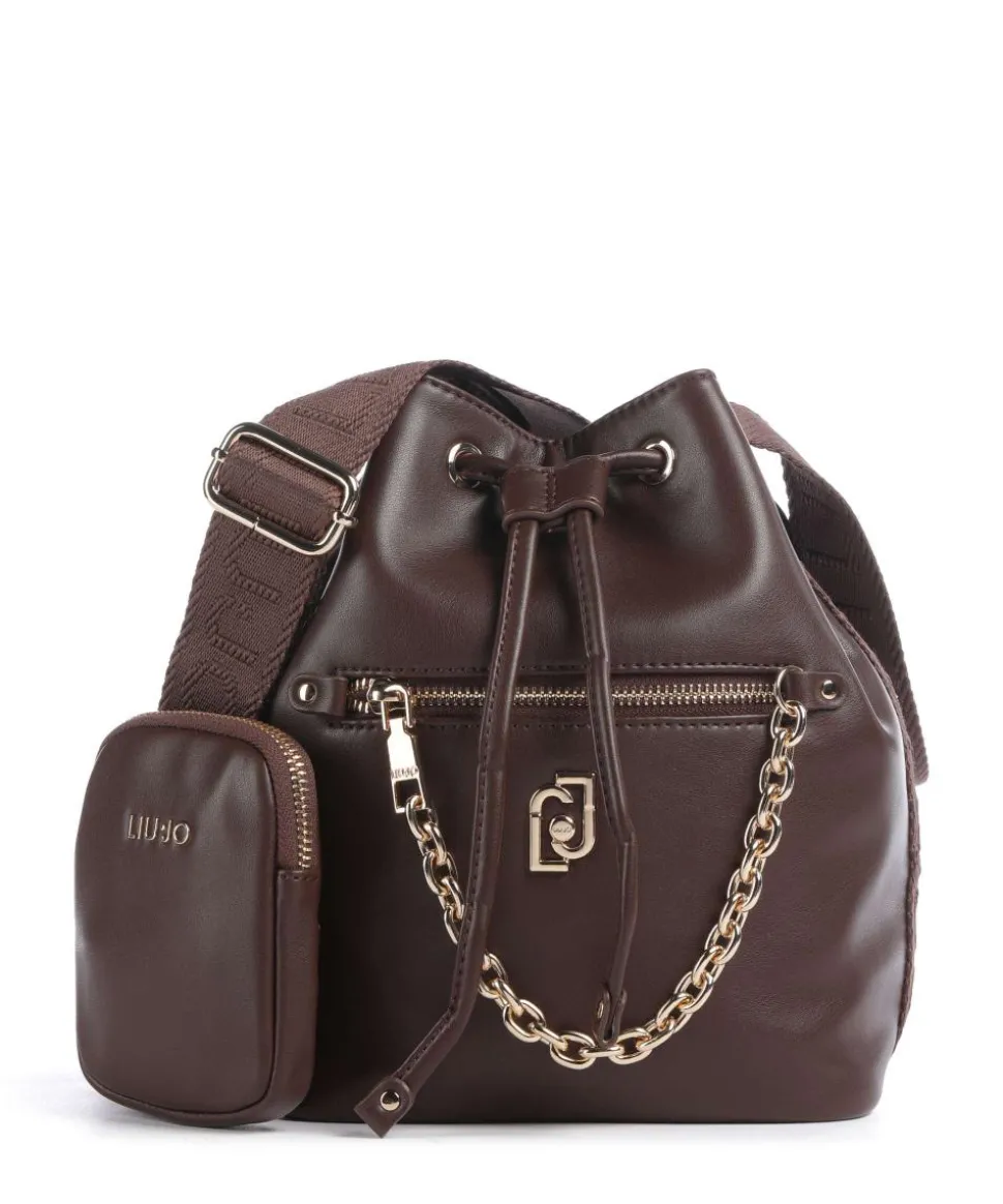 Achala S Bucket bag Lederimitat braun