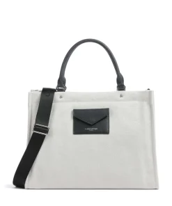 Actual Canvas Conscious Handtasche 14″ Baumwolle beige