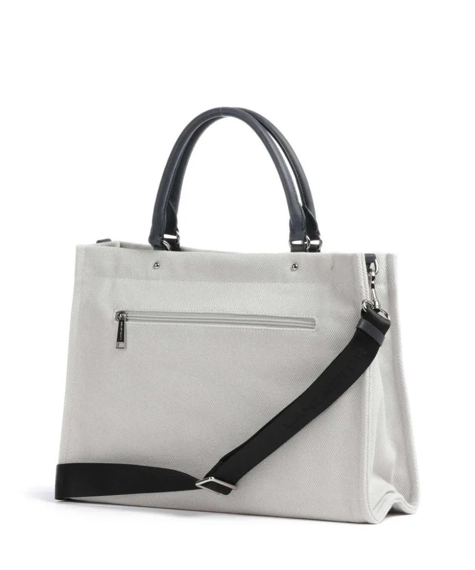 Actual Canvas Conscious Handtasche 14″ Baumwolle beige