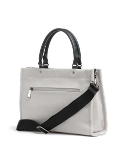 Actual Canvas Conscious Handtasche Baumwolle grau/schwarz