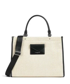 Actual Mini Osier Handtasche Bast natur/schwarz