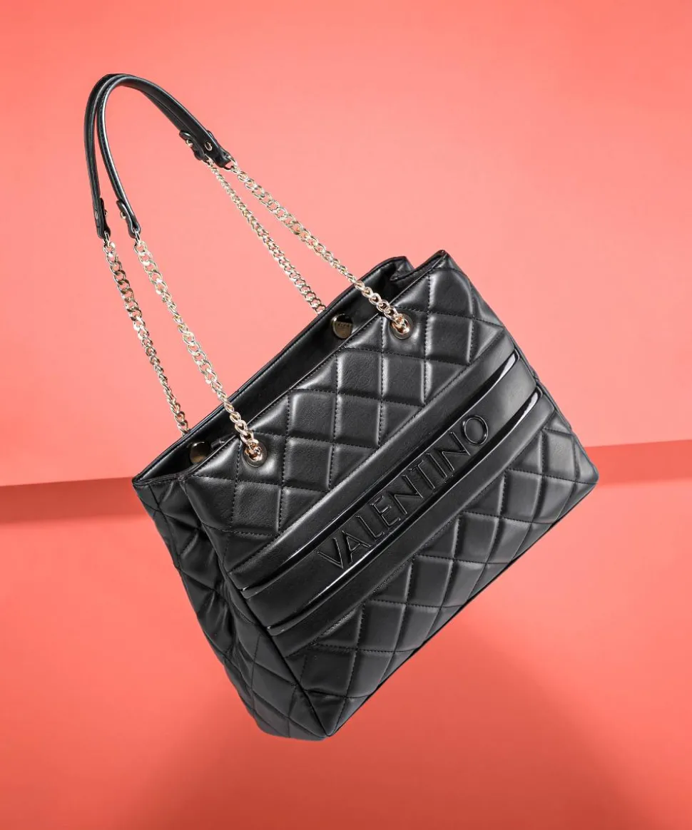 Ada Shopper Lederimitat schwarz