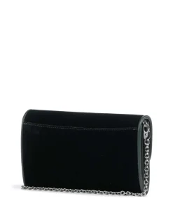 Adair 20 Umhängetasche Leder, Samtgewebe dunkelgrün