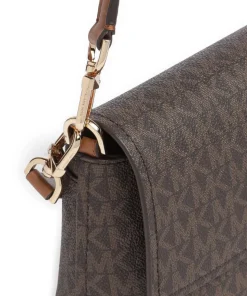 Addie Schultertasche Canvas dunkelbraun