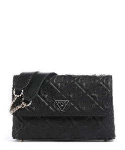 Adelasia Schultertasche Lederimitat schwarz