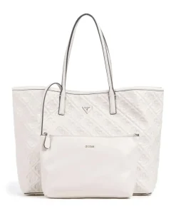 Adelasia Shopper Lederimitat weiß