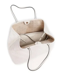 Adelasia Shopper Lederimitat weiß