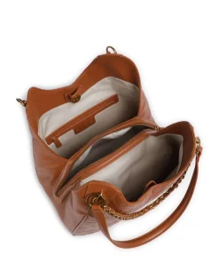 Adonide Beuteltasche Lederimitat braun