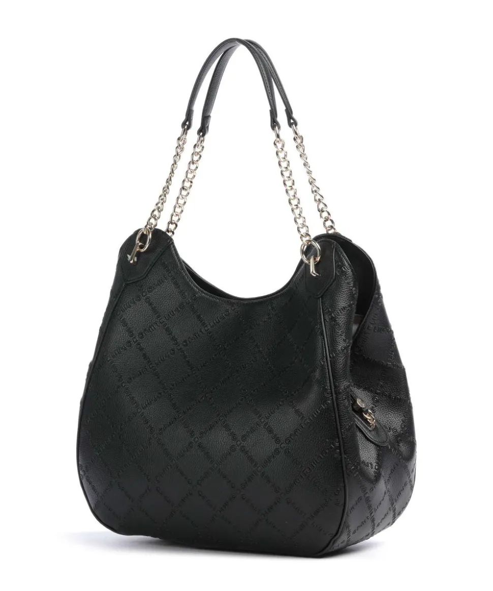 Adonide L Beuteltasche Lederimitat schwarz