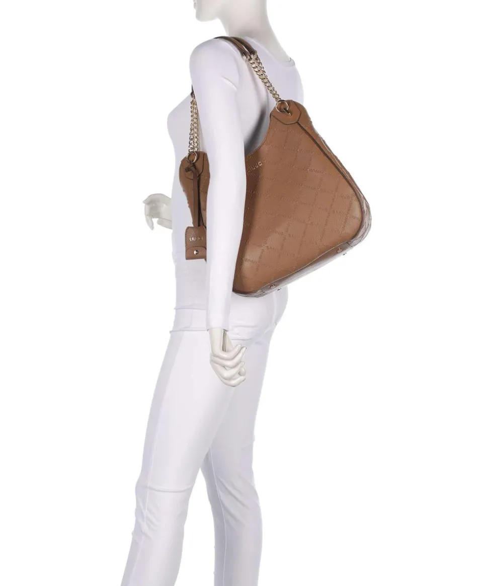 Adonide L Beuteltasche Lederimitat braun