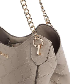 Adonide L Beuteltasche Lederimitat taupe