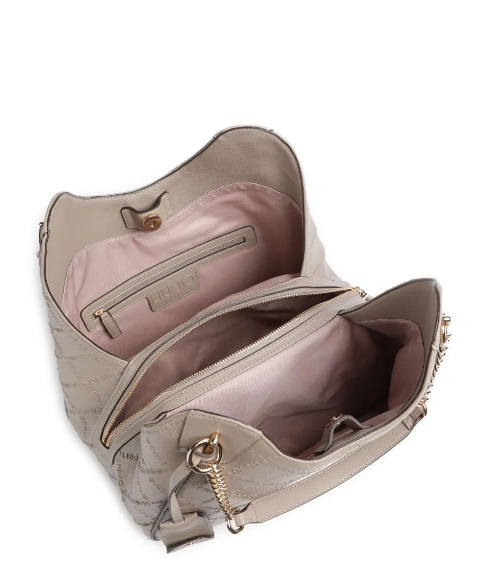 Adonide L Beuteltasche Lederimitat taupe