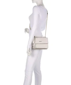 Adonide M Schultertasche Lederimitat hellgrau