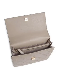 Adonide M Schultertasche Lederimitat taupe